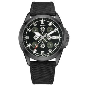 Наручний годинник Awarder Embroidery Black-Army Green Black Automatic 10ATM img-1