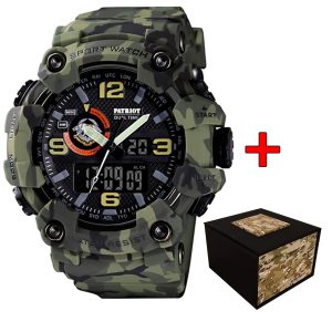 Наручний годинник Patriot 002CMGRSSO ССО Зелений камуфляж + Коробка img-1