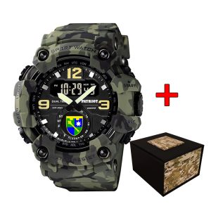 Наручний годинник Patriot 003 Регіональне управління Зелений камуфляж + Коробка img-1