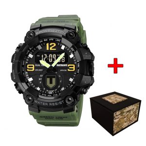 Наручний годинник Patriot 003AGTRO ТРО Зелені + Коробка img-1