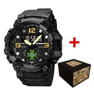 Наручний годинник Patriot 003BKDPS ДПС Чорні + Коробка. img-1