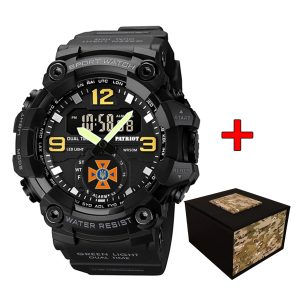 Наручний годинник Patriot 003BKDSNS ДСНС Чорні + Коробка. img-1