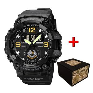 Наручний годинник Patriot 003BKSSO ССО Чорні + Коробка img-1