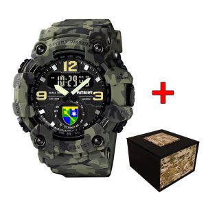 Наручний годинник Patriot 004 Регіональне управління Зелений камуфляж + Коробка img-1