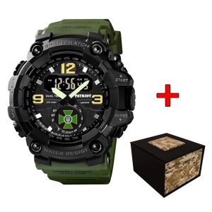 Наручний годинник Patriot 004AGDPS ДПС Зелені + Коробка. img-1