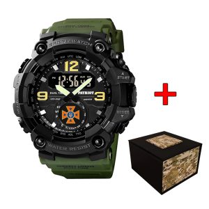 Наручний годинник Patriot 004AGDSNS ДСНС Зелені + Коробка img-1
