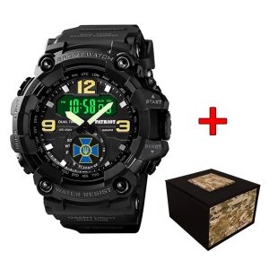 Наручний годинник Patriot 004BKSBU СБУ Чорні + Коробка. img-1