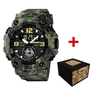 Наручний годинник Patriot 004CMGRSSO ССО Зелений камуфляж + Коробка. img-1