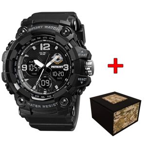 Наручний годинник Patriot 006BKSSO ССО Чорні + Коробка img-1