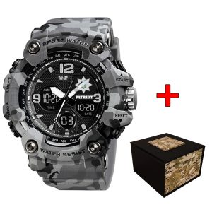 Наручний годинник Patriot 006CMGYPO Поліція Сірий камуфляж + Коробка img-1