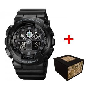 Наручний годинник Patriot 007 Black Police UA + Коробка. img-1