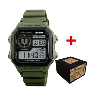 Наручний годинник Patriot 010AGTRO ТРО Зелені + Коробка img-1