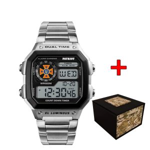 Наручний годинник Patriot 011BKDSNS ДСНС Срібло + Коробка img-1