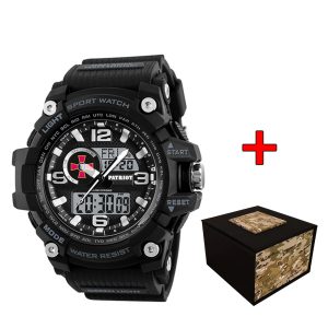 Наручний годинник Patriot 012BKSU ЗСУ Чорні + Коробка. img-1