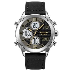 Наручний годинник Patriot 017LSIWT Silver-White Leather img-1