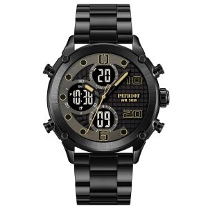 Наручний годинник Patriot 017SBKBK Black-Black Steel img-1