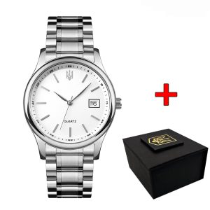 Наручний годинник Patriot 023 Тризуб Срібло img-1