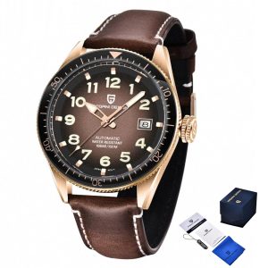 Наручний годинник Pagani Design PD-1649 Rose Gold-Brown img-1