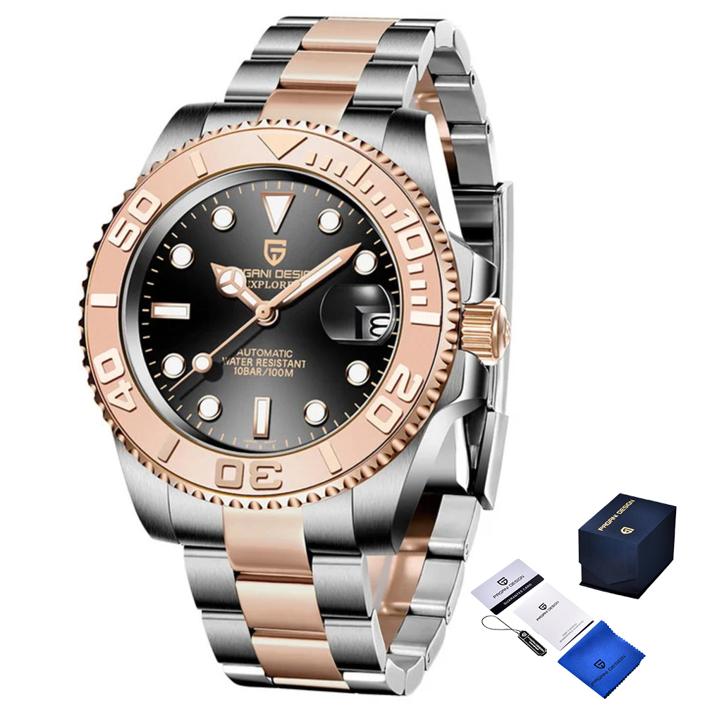 Наручний годинник Pagani Design PD-1651 Gold-Black img-1