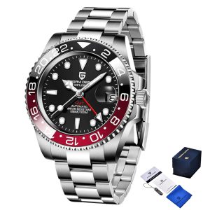 Наручний годинник Pagani Design PD-1662 Silver-Black-Red img-1