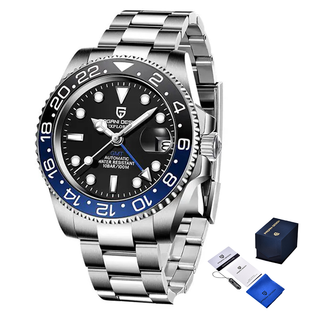 Наручний годинник Pagani Design PD-1662 Silver-Blue-Black img-1