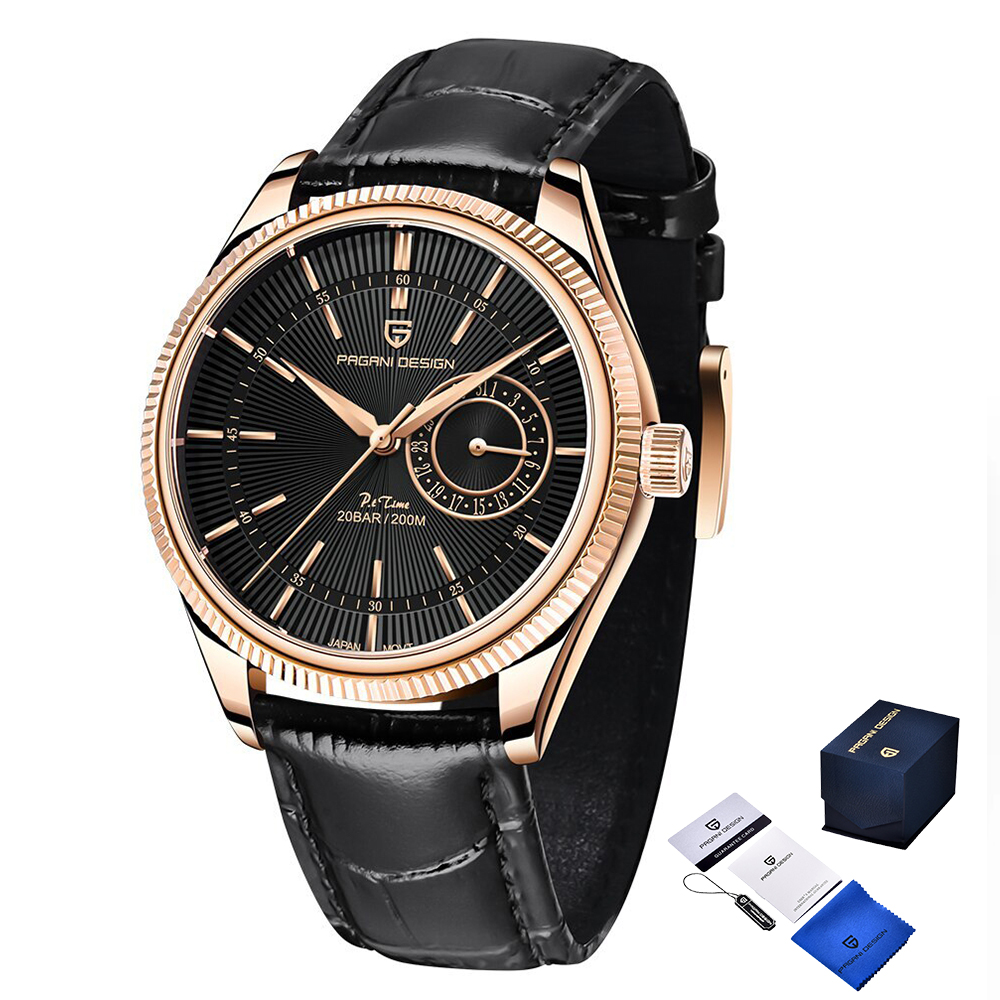 Наручний годинник Pagani Design PD-1689 Gold-Black img-1