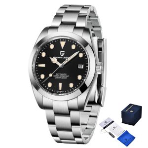 Наручний годинник Pagani Design PD-1692 Silver-Black-Orange img-1