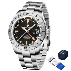 Наручний годинник Pagani Design PD-1693 Silver-Black-Orange img-1