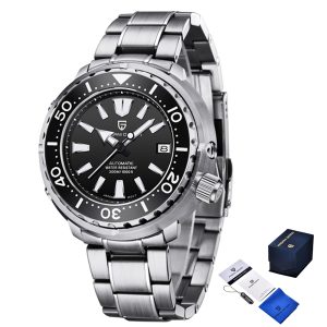 Наручний годинник Pagani Design PD-1695 Silver-Black Steel img-1