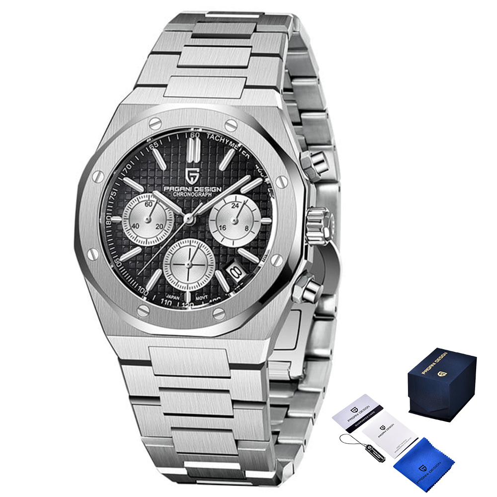 Наручний годинник Pagani Design PD-1707 Silver-Black img-1