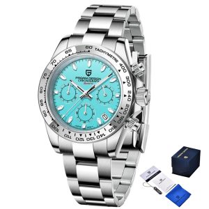 Наручний годинник Pagani Design PD-1727 Silver-Blue img-1