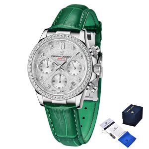 Наручний годинник Pagani Design PD-1730 Silver-Green img-1