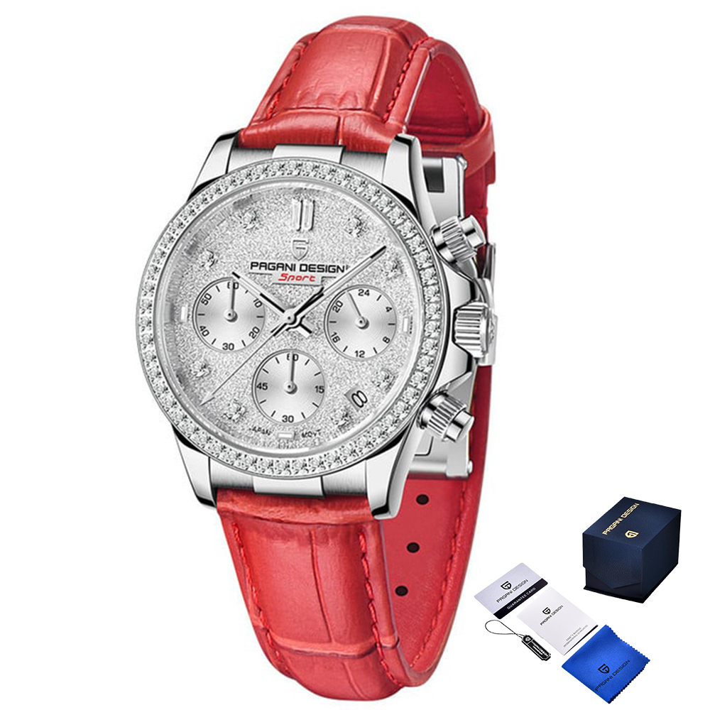 Наручний годинник Pagani Design PD-1730 Silver-Red img-1