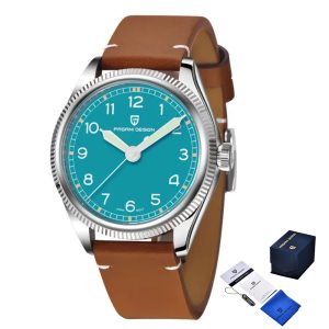 Наручний годинник Pagani Design PD-1765 Silver-Blue-Brown img-1