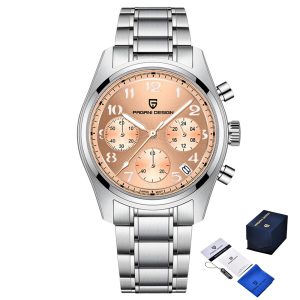 Наручний годинник Pagani Design PD-1773 Silver-Pink img-1