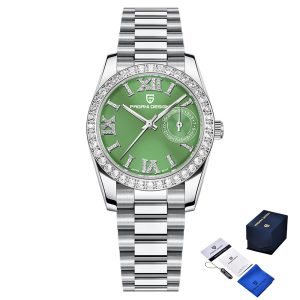 Наручний годинник Pagani Design PD-1776 Silver-Green img-1