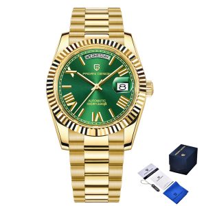 Наручний годинник Pagani Design PD-1783 Gold-Green img-1