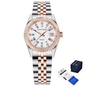 Наручний годинник Pagani Design PD-1794L Silver-Rose Gold-White img-1