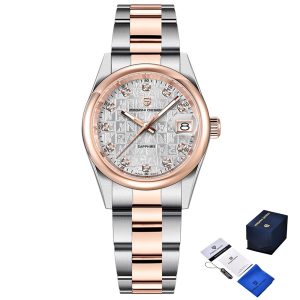 Наручний годинник Pagani Design PD-1794L Silver-Rose Gold-White img-1