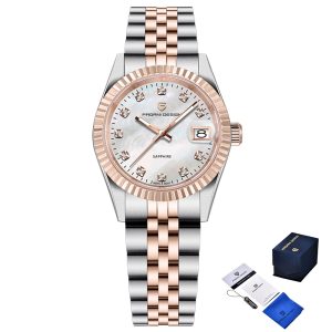 Наручний годинник Pagani Design PD-1794L Silver-Rose Gold-White img-1