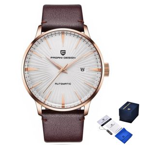 Наручний годинник Pagani Design PD-2770 Gold-Black-Brown img-1