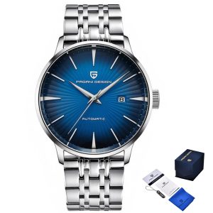 Наручний годинник Pagani Design PD-2770 Silver-Blue Steel img-1