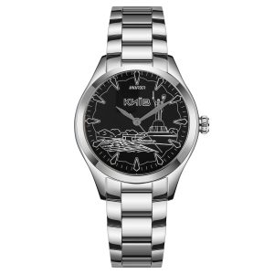 Наручний годинник Awarder 035 Київ I Silver-Black img-1