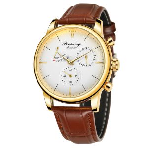 Наручний годинник Forsining 6916 Gold-White img-1