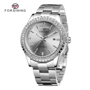 Наручний годинник Forsining 6919 Silver-Silver img-1