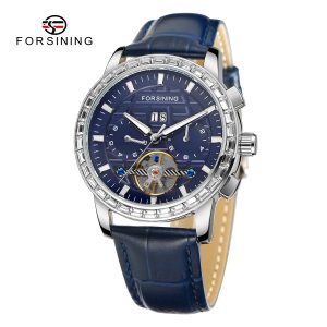 Наручний годинник Forsining 6920 Silver-Blue img-1