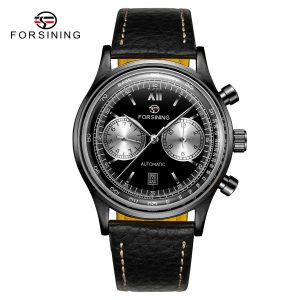 Наручний годинник Forsining 6921 All Black img-1