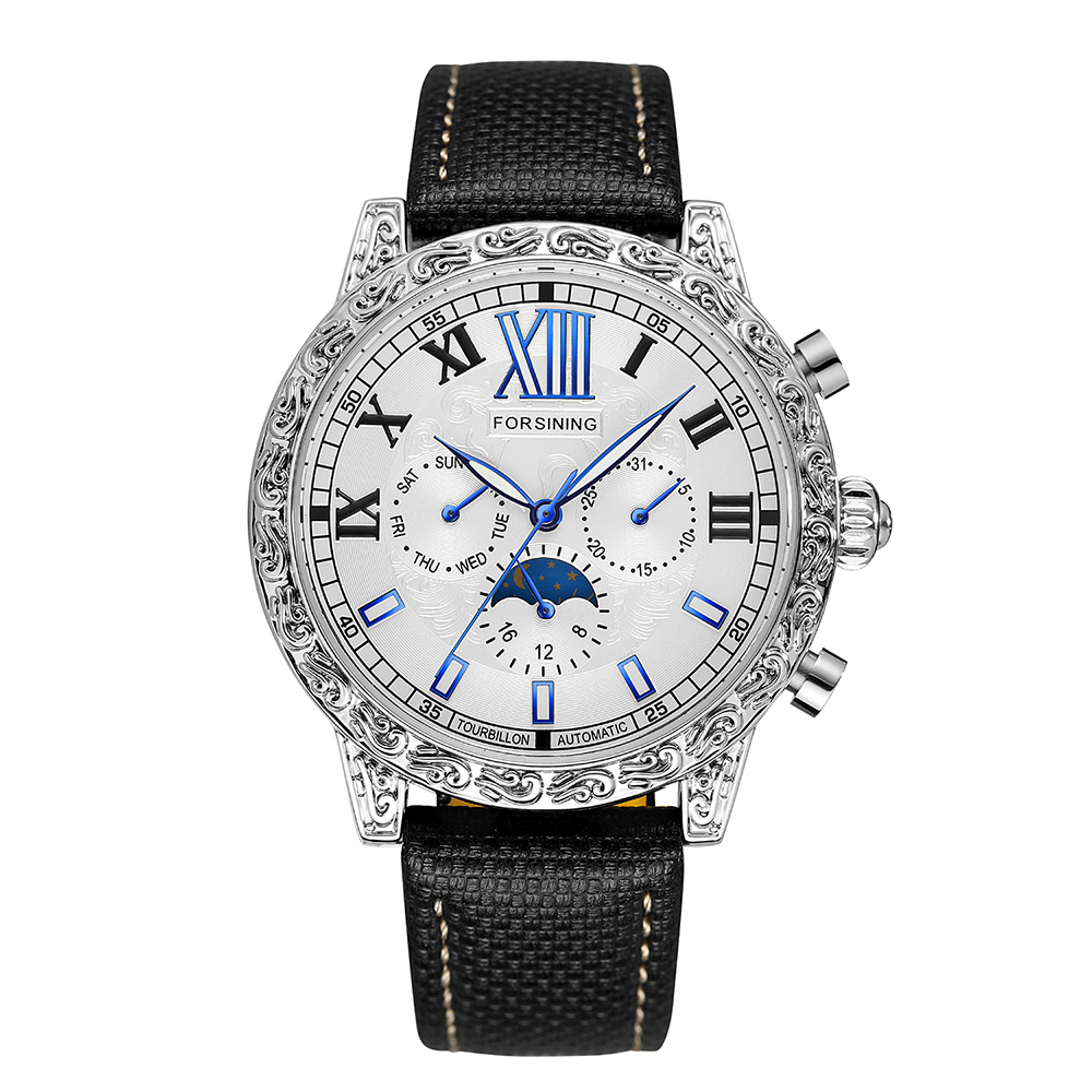 Наручний годинник Forsining 6923 Silver-White img-1