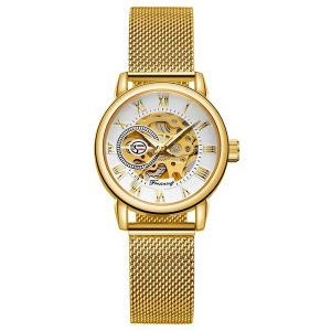 Наручний годинник Forsining 8099 Automatics Gold-White img-1