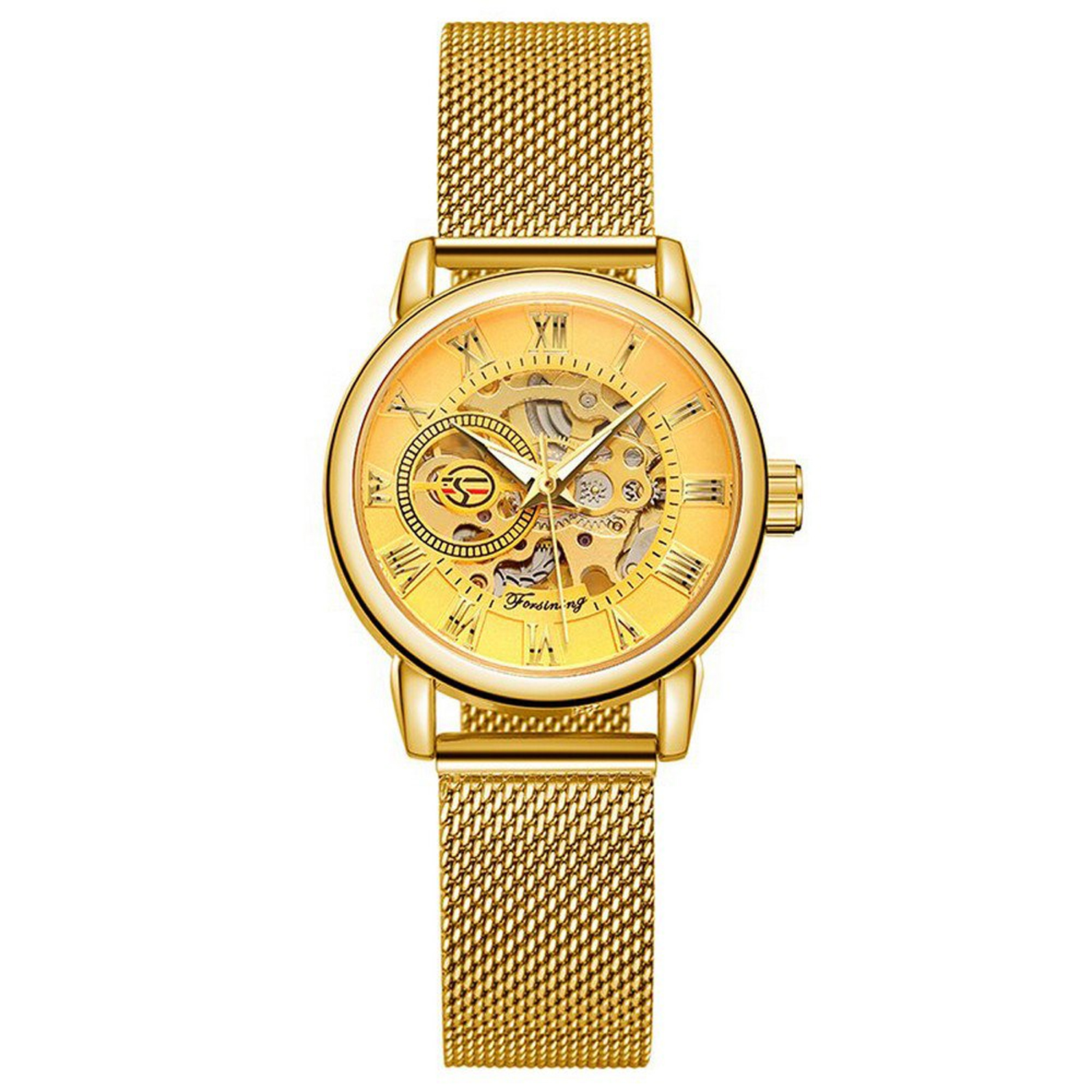 Наручний годинник Forsining 8099 All Gold img-1